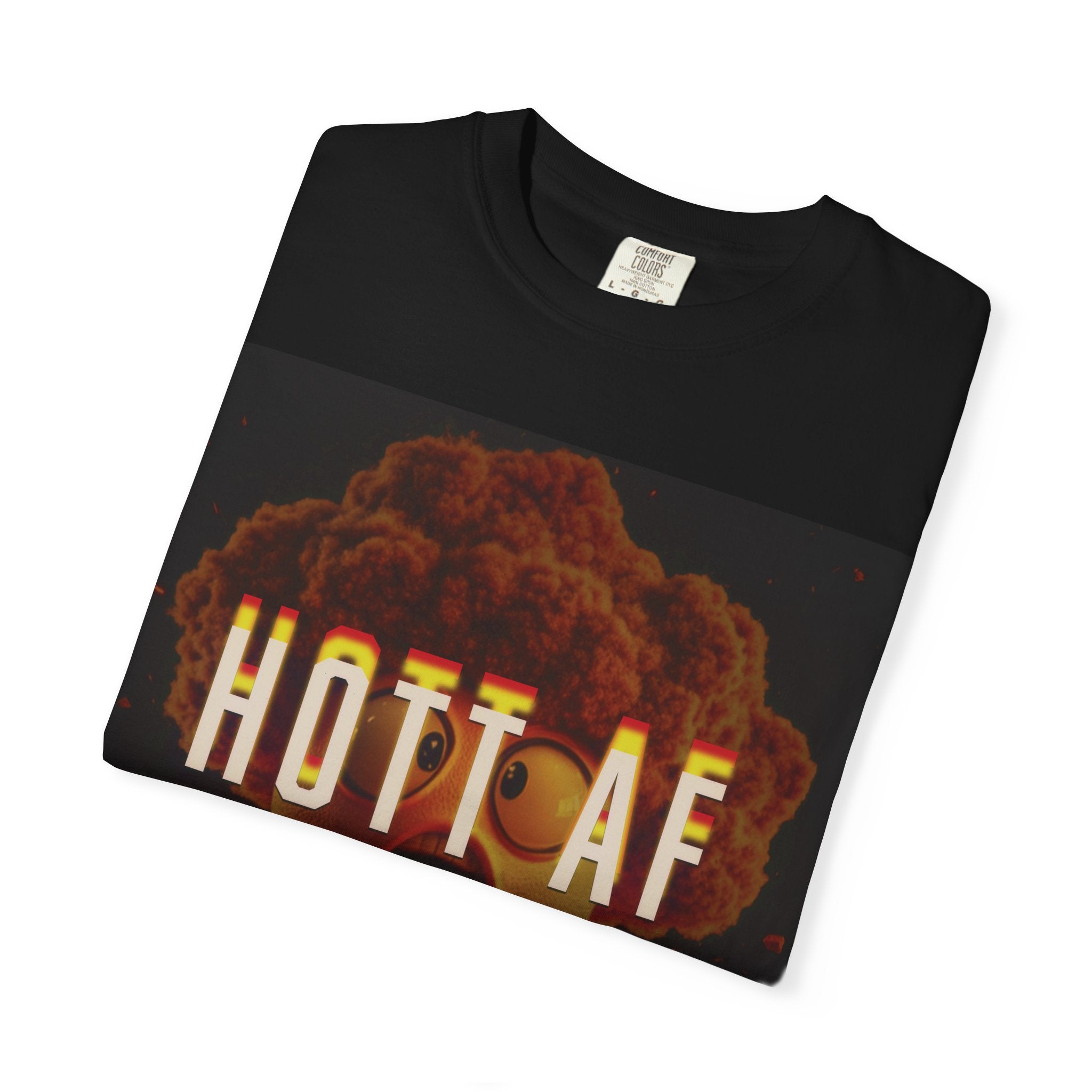 Hott AF Graphic T-Shirt — Retro Explosion Design Tee