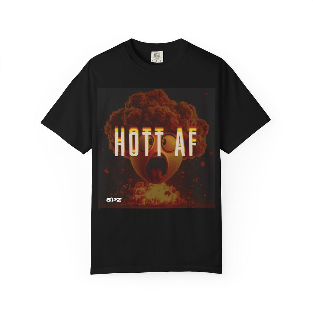 Hott AF Graphic T-Shirt — Retro Explosion Design Tee
