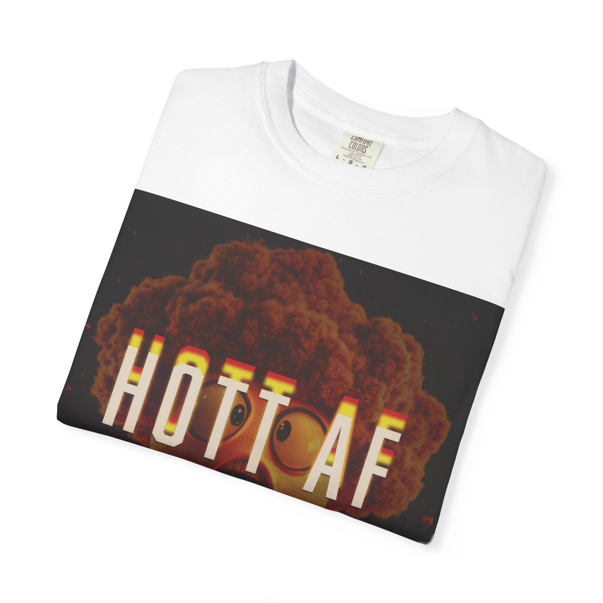 Hott AF Graphic T-Shirt — Retro Explosion Design Tee