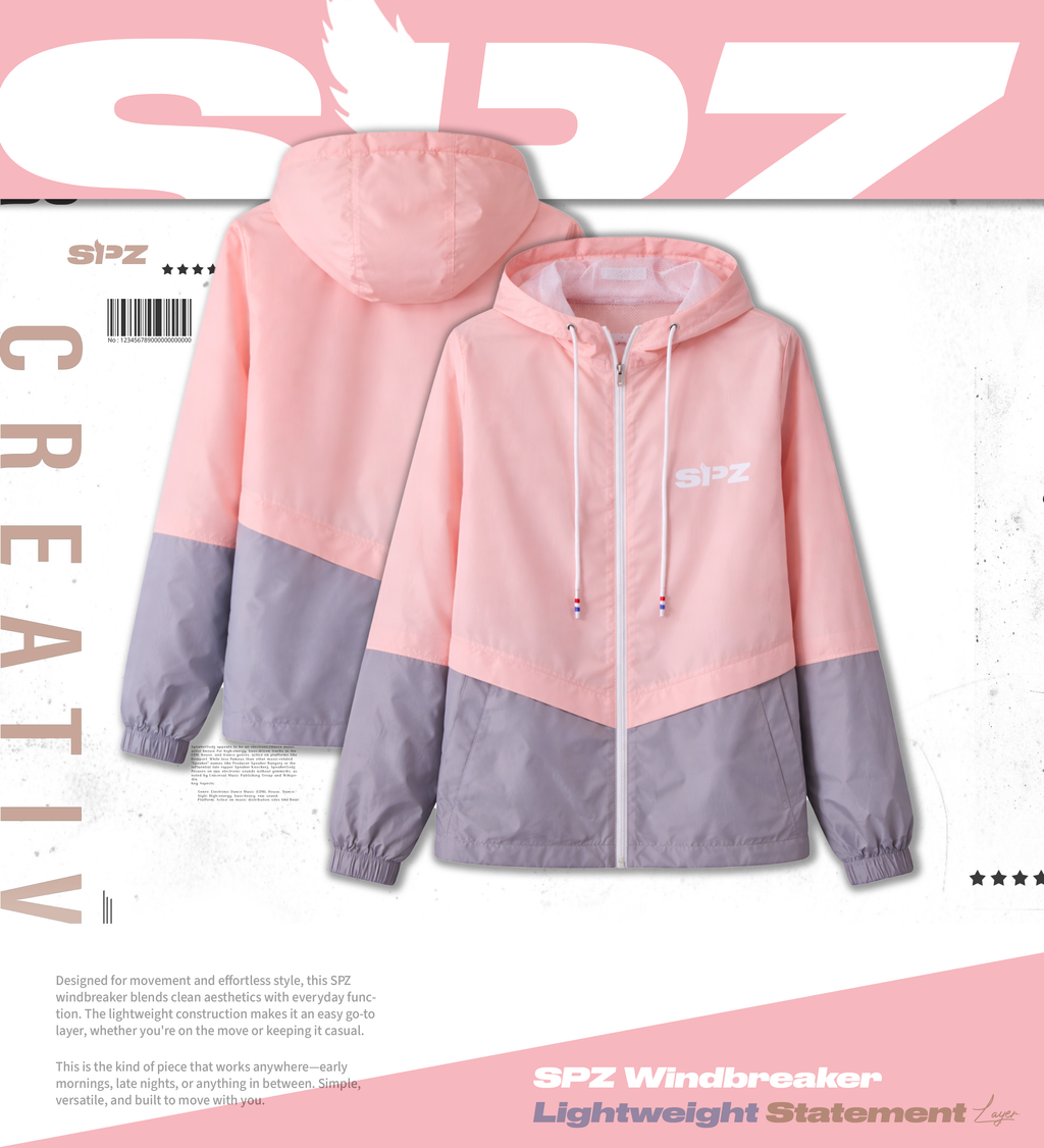 SPZ Windbreaker — Lightweight Statement Layer