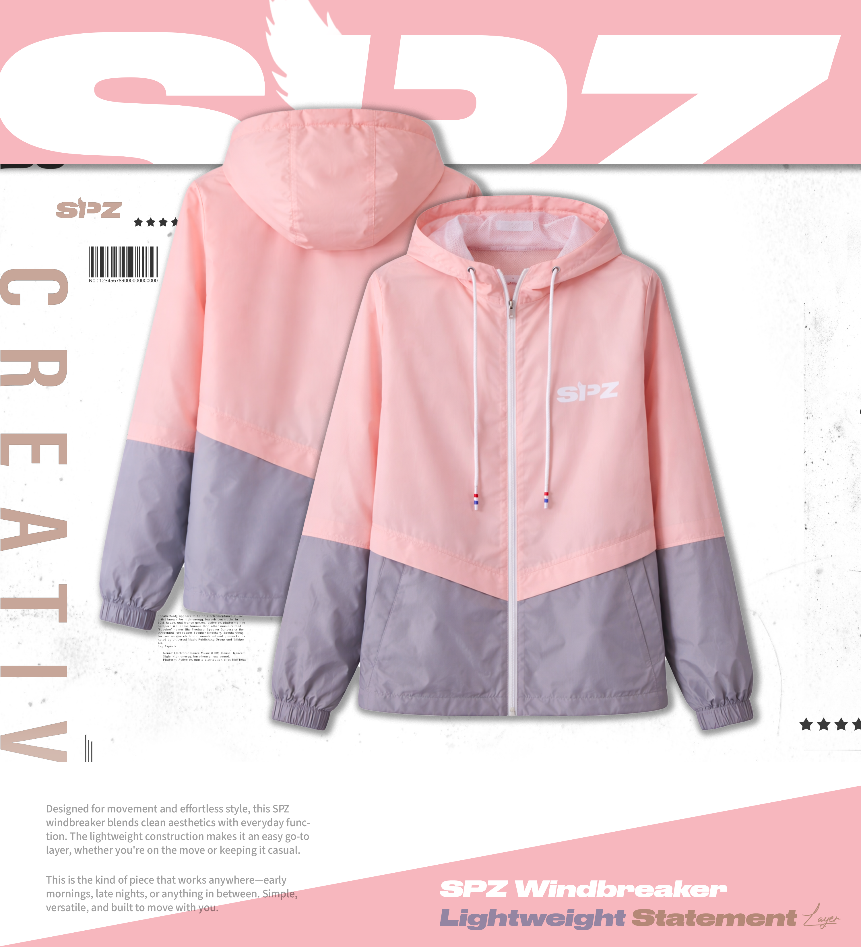 SPZ Windbreaker — Lightweight Statement Layer