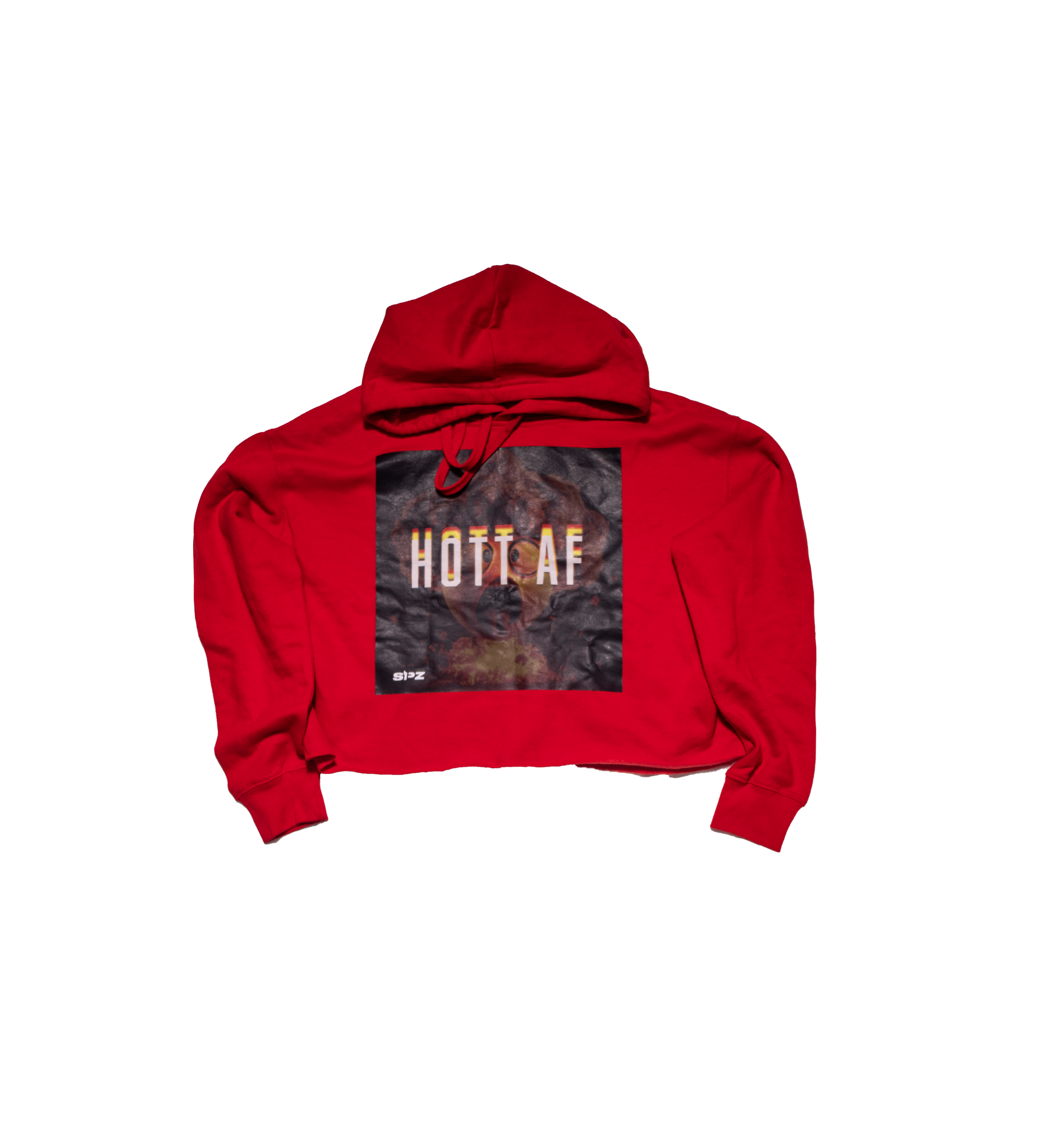 SPZ “HOT AF” Cropped Hoodie