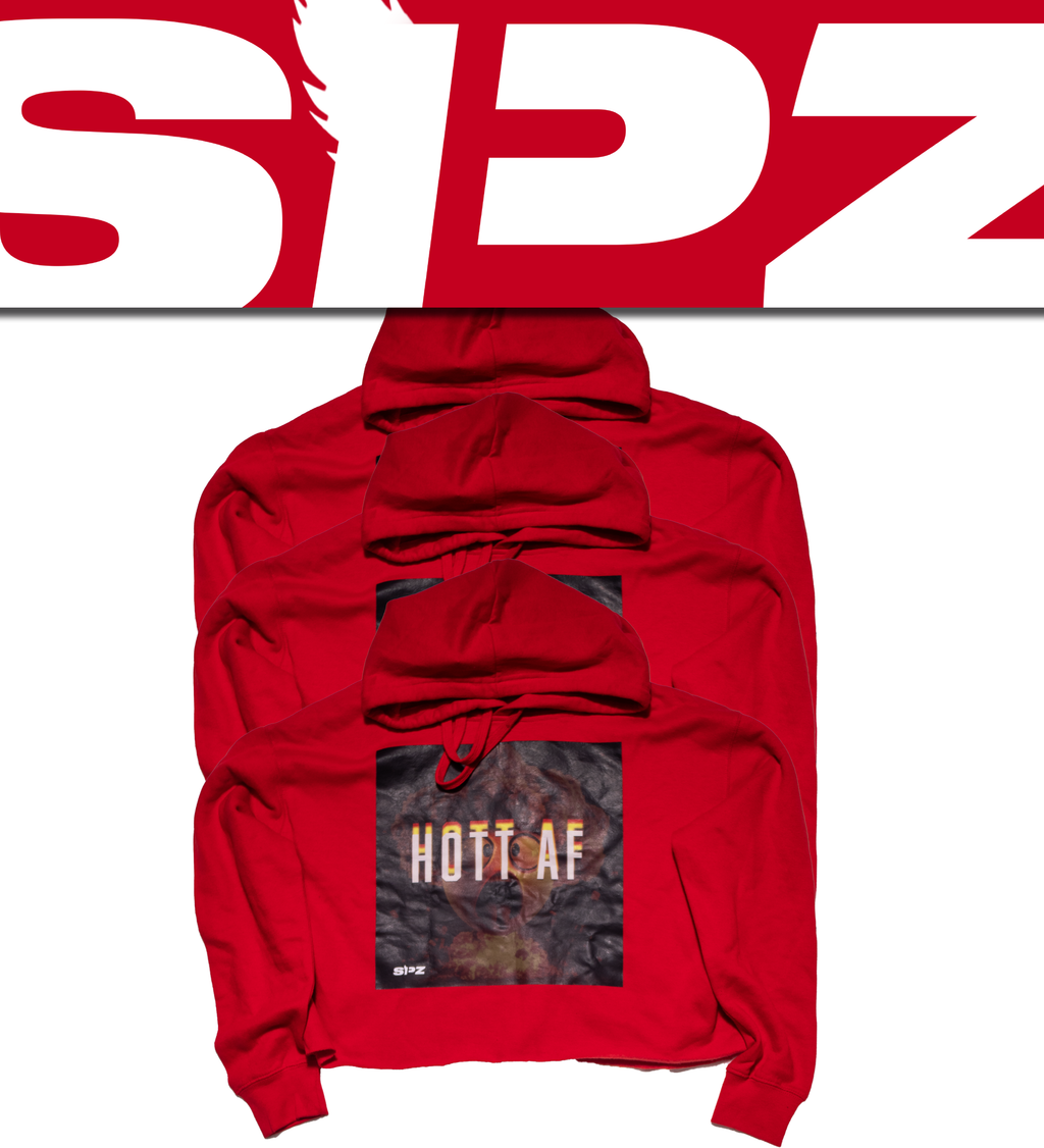 SPZ “HOT AF” Cropped Hoodie