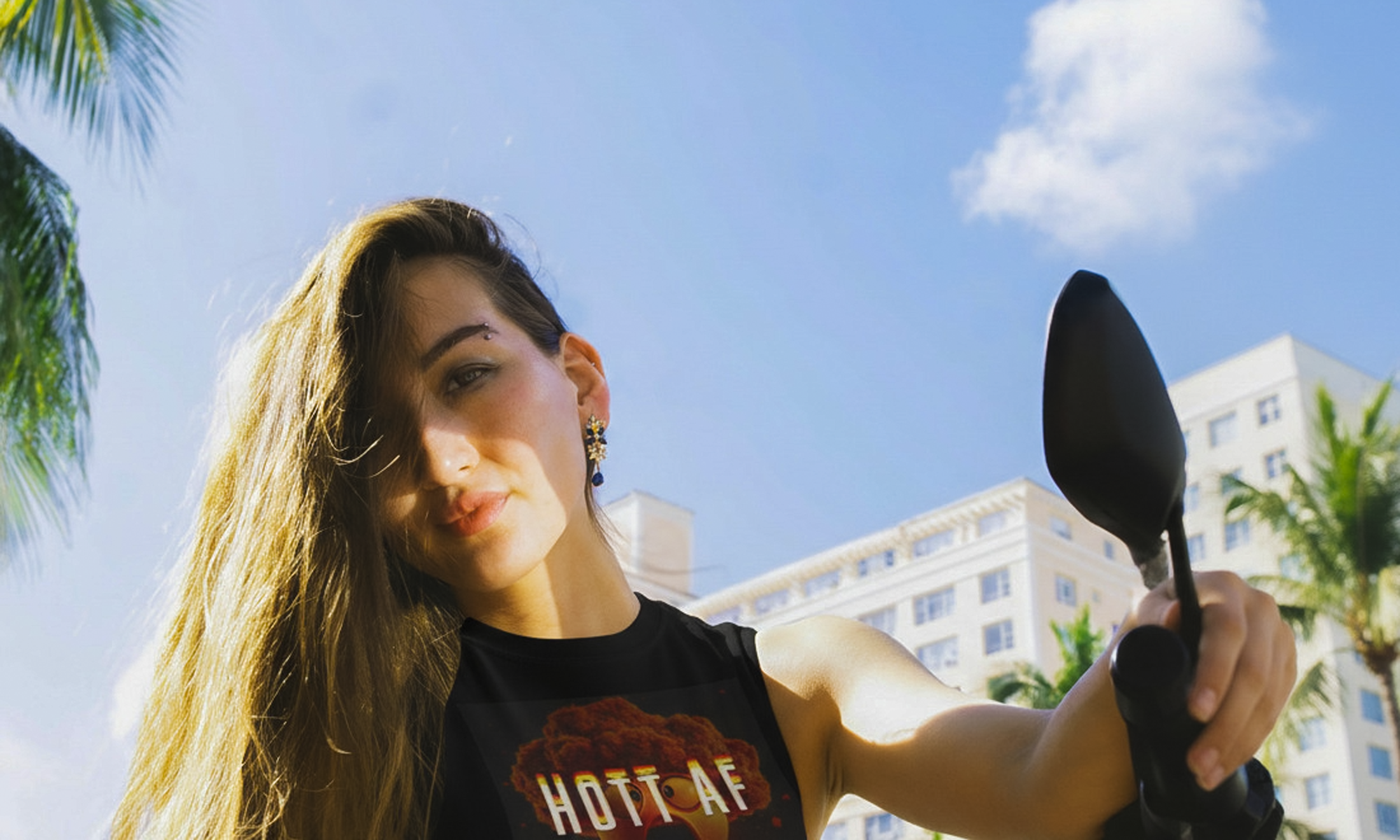 Hott AF Graphic T-Shirt — Retro Explosion Design Tee